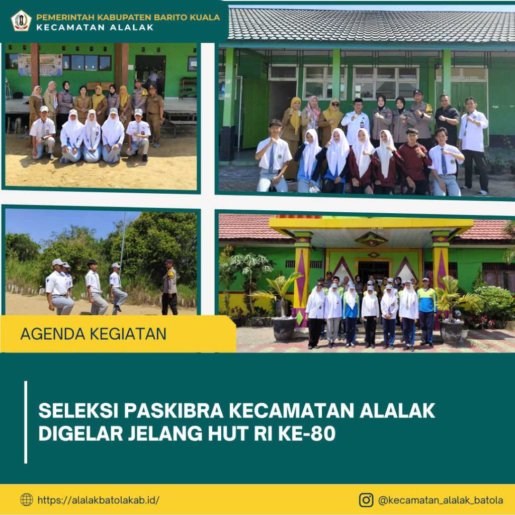 Seleksi Paskibra Kecamatan Alalak Tahun 2025