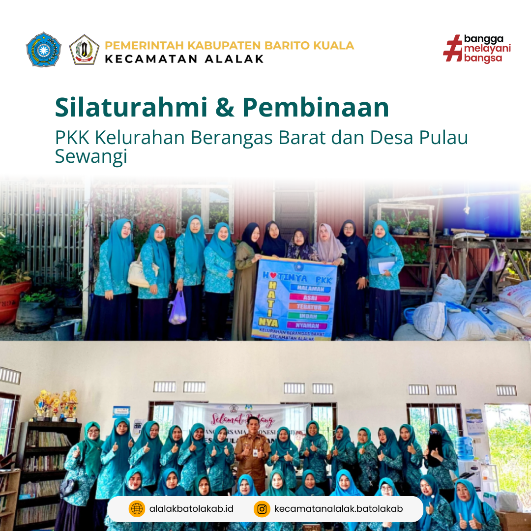Silaturahmi & Pembinaan PKK Kel Berangas Barat dan Desa Pulau Sewangi